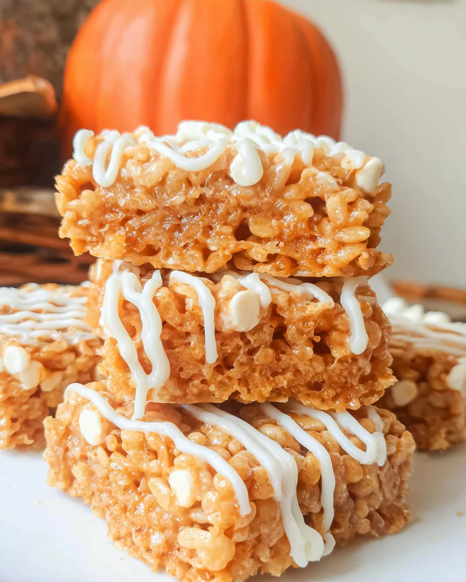 Pumpkin Spice Rice Krispie Treats