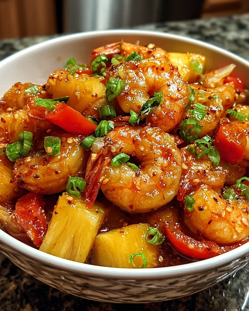 Sweet Chili Pineapple Shrimp