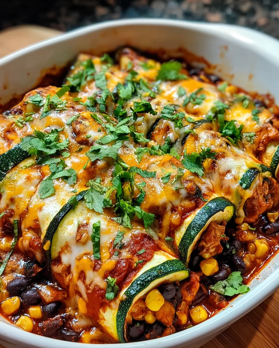 Zucchini Enchiladas