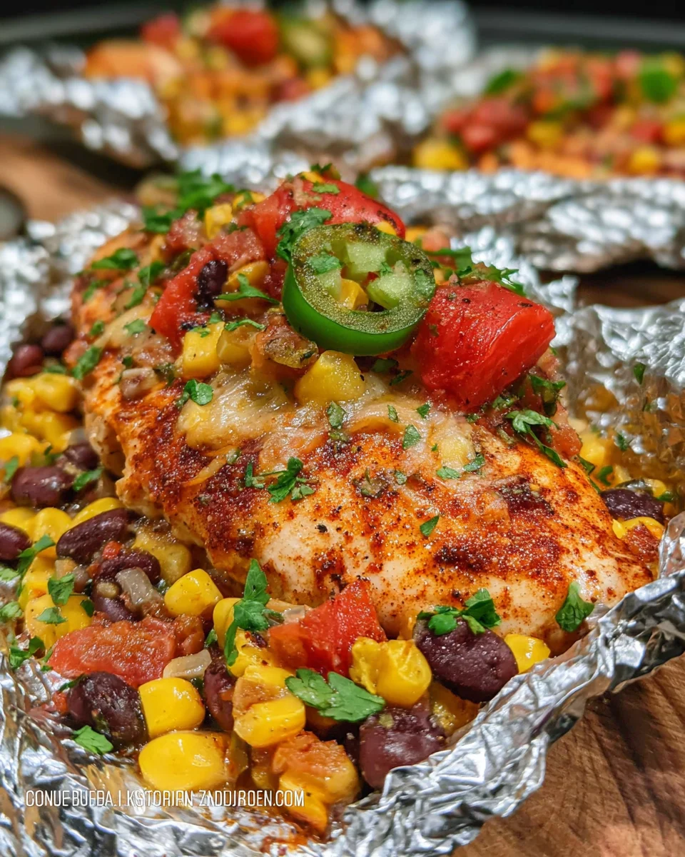 Santa Fe Chicken Foil Packets: A Must-Try Grilled Delight!