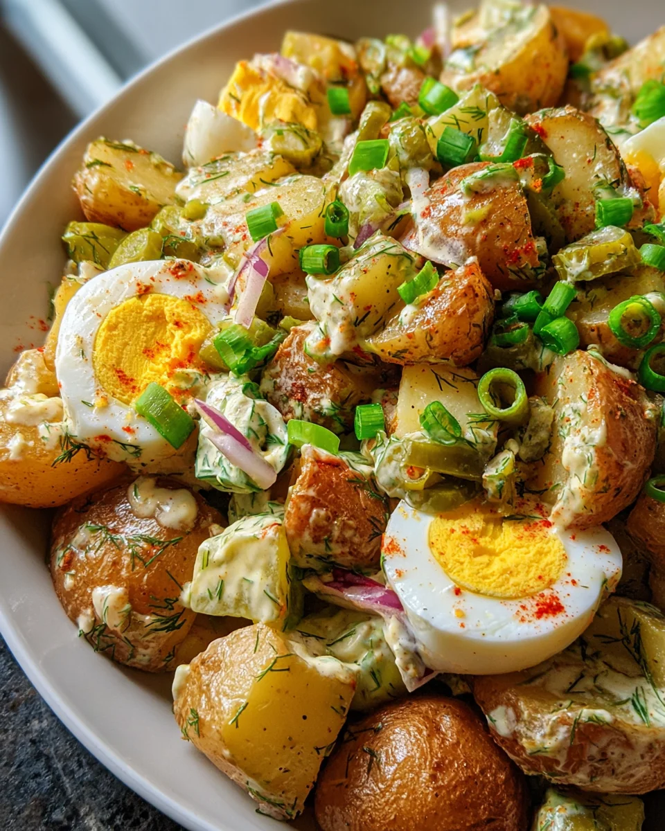 Crispy Roasted Potato Salad