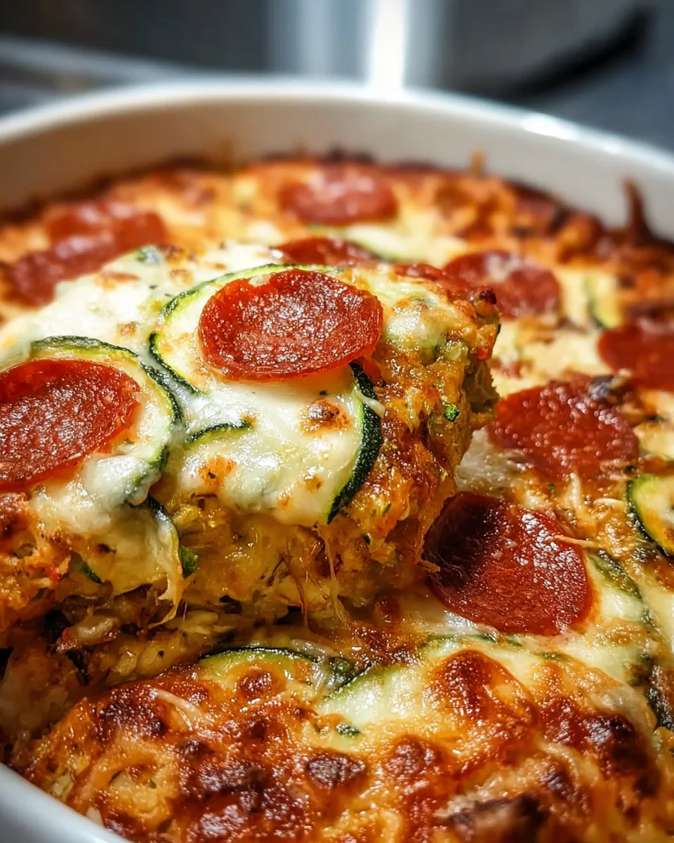 Zucchini Pizza Casserole: A Delicious Low-Carb Delight!