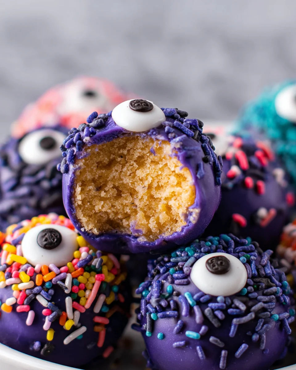 Monster Eyeballs Truffles