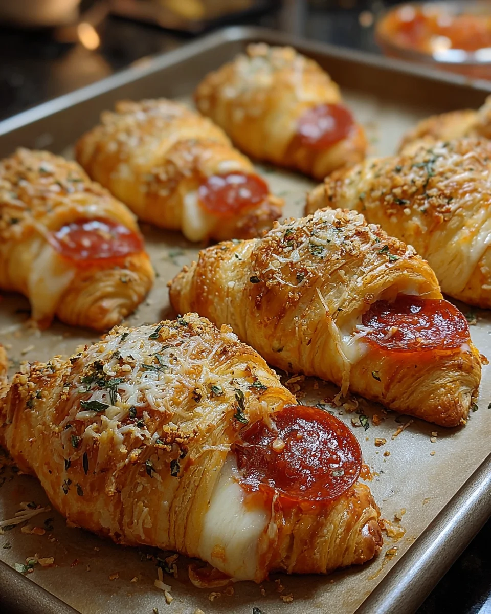 Mozzarella Pepperoni Croissant Rolls: A Must-Try Recipe!