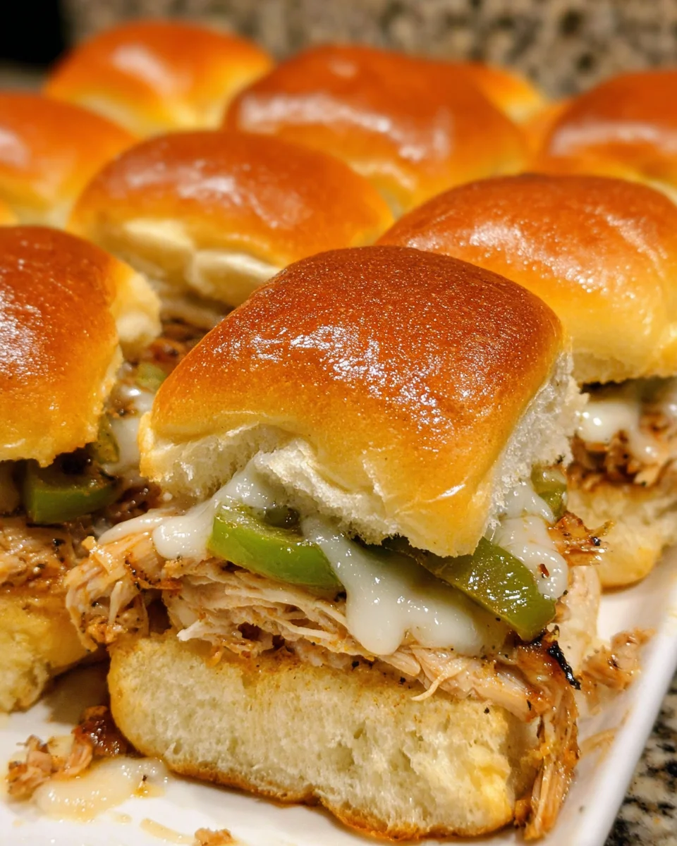 Chicken Philly Sliders