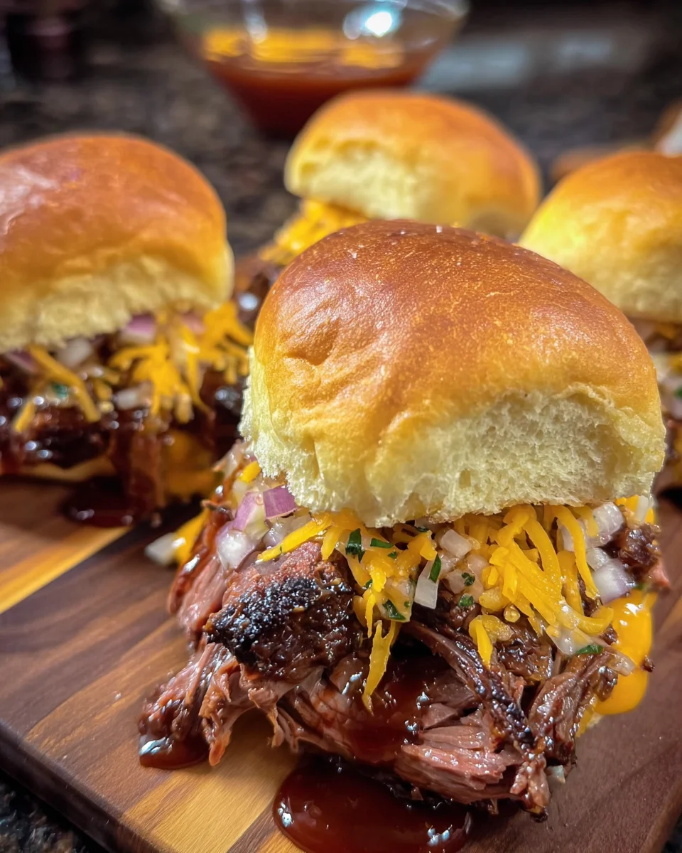 Hawaiian BBQ Beef Sliders