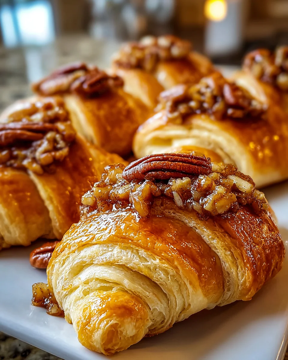 Pecan Pie Crescent Rolls