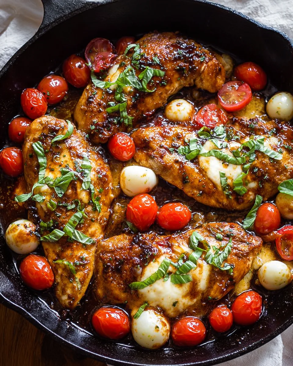 One Pan Balsamic Chicken