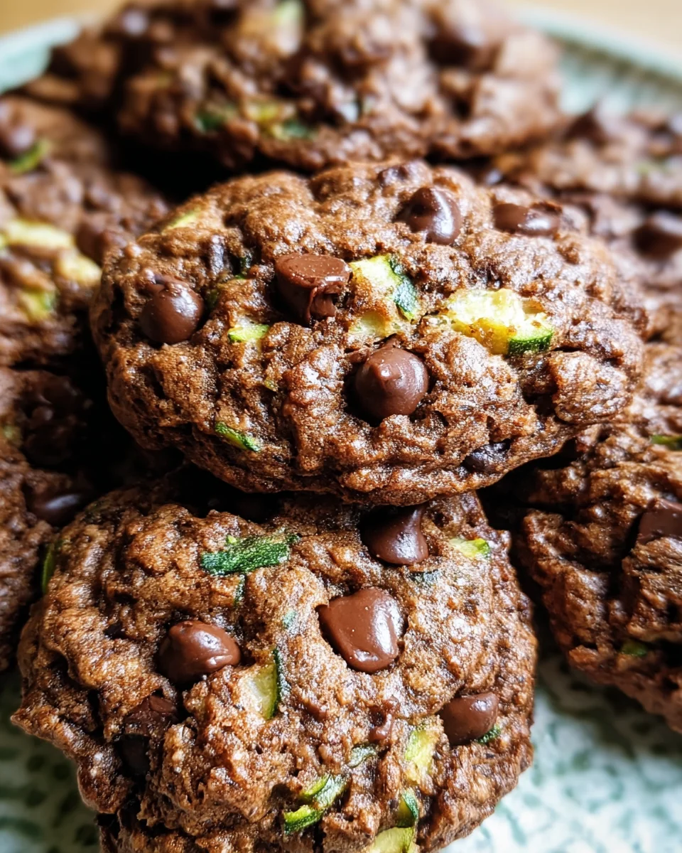 Chocolate Zucchini Cookies