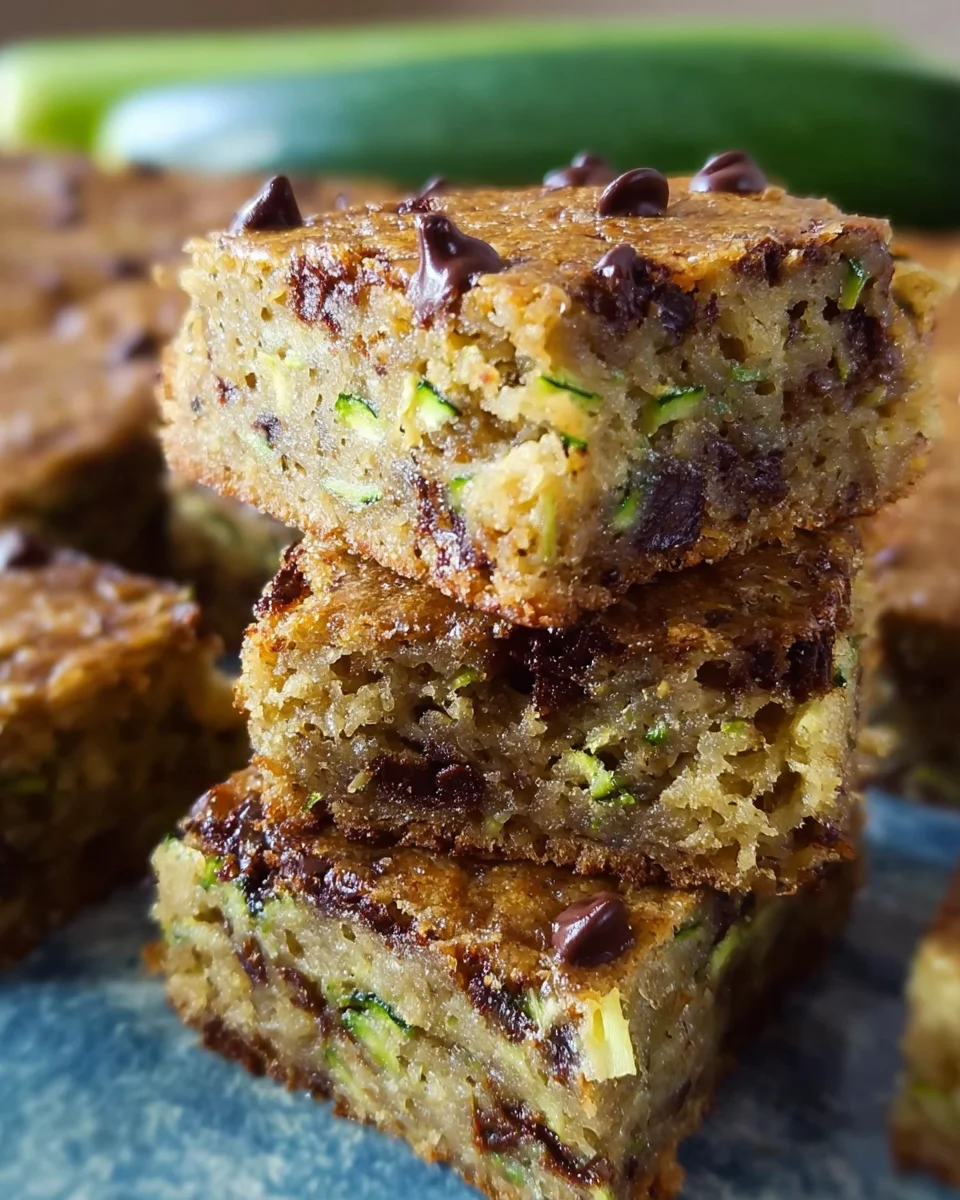 Chocolate Chip Zucchini Bars