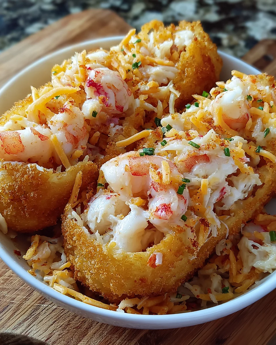 Shrimp Crab Nacho Corn Dogs
