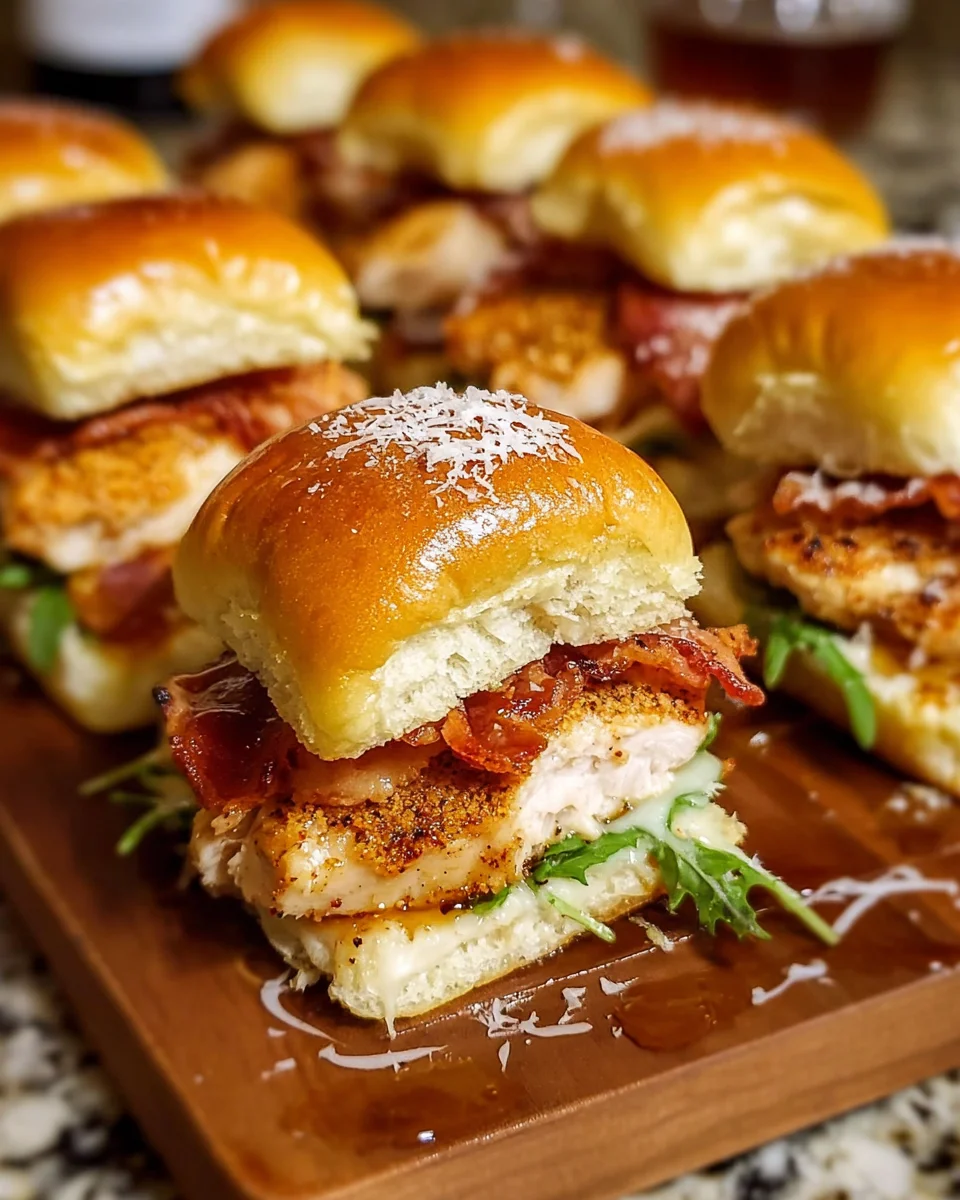 Maple Chicken Bacon Sliders