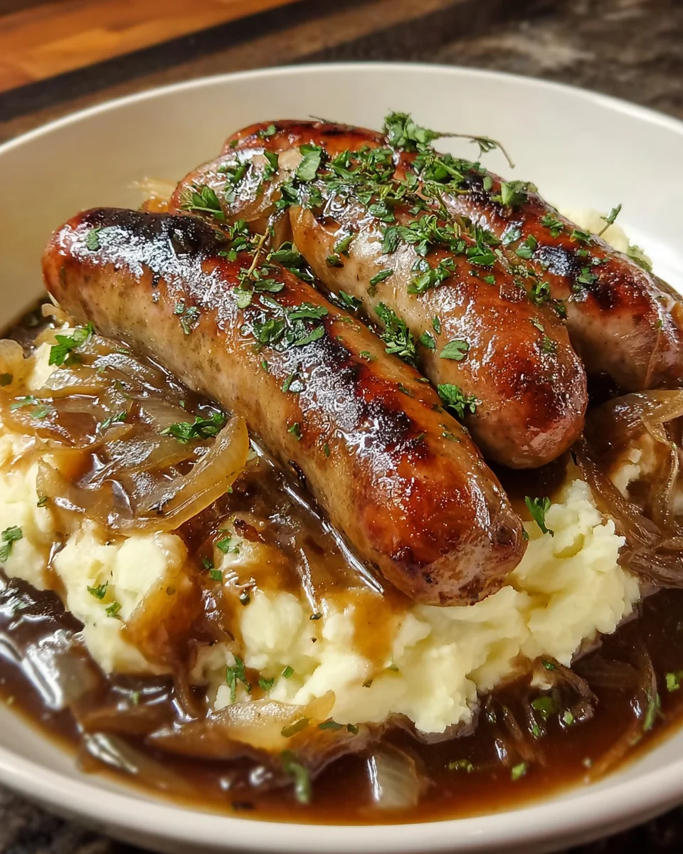 Bangers and Mash Stout Gravy