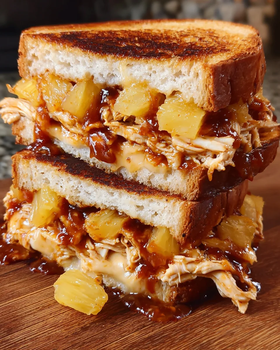 Chicken Pineapple BBQ Melt