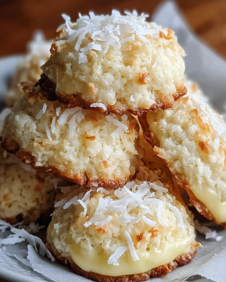 Lemon Coconut Cheesecake Cookies
