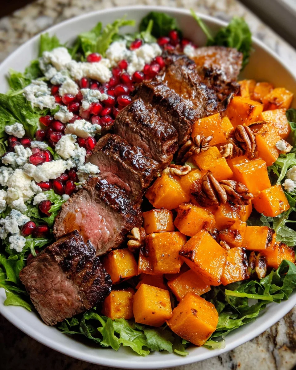 Fall Harvest Steak Salad