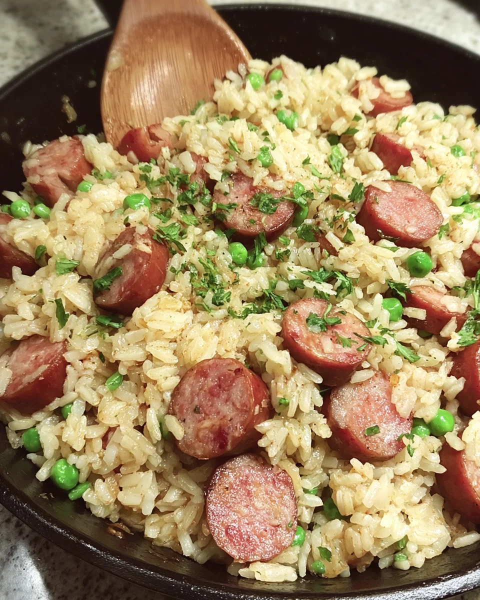 Kielbasa Rice Skillet