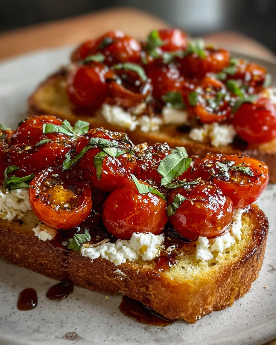 Caprese Cottage Cheese Toast: A Fresh, Flavorful Delight!