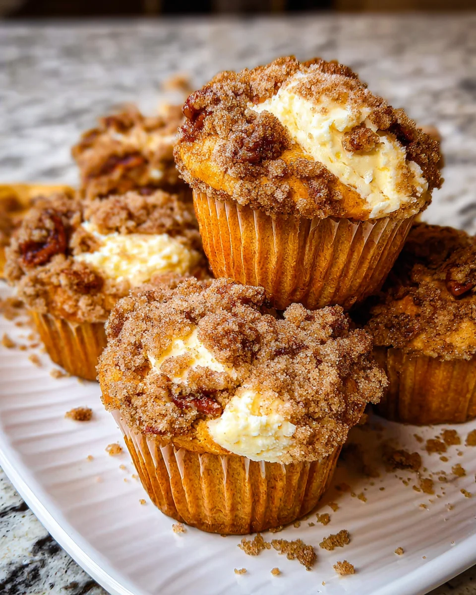 Pumpkin Cream Cheese Muffins
