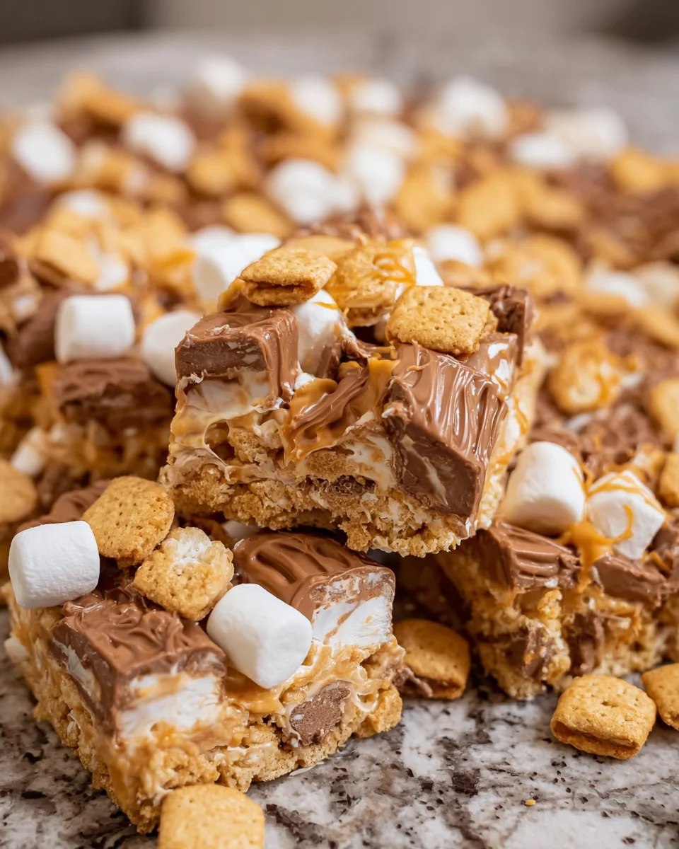 Rolo Ritz Marshmallow Treats