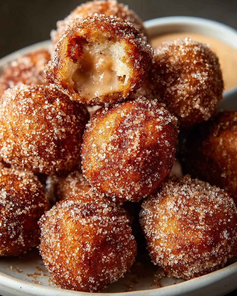 Cinnamon Sugar Donut Holes Dip