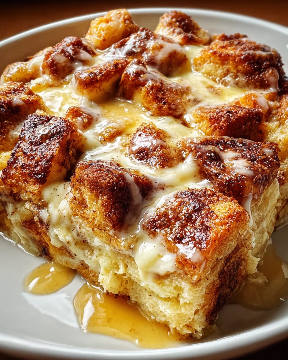 Cinnamon Roll Bread Pudding