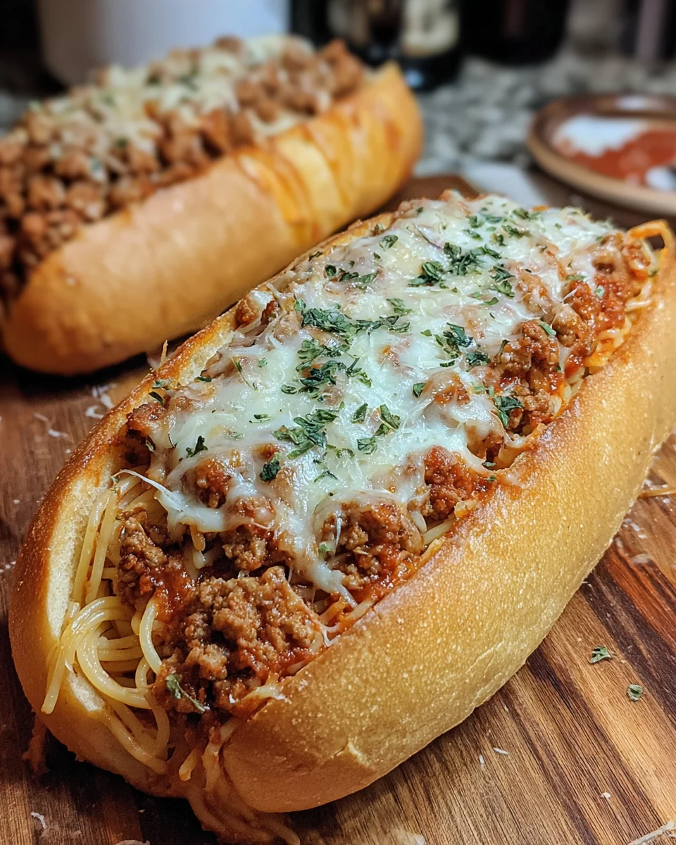 Stuffed Italian Bread Boat