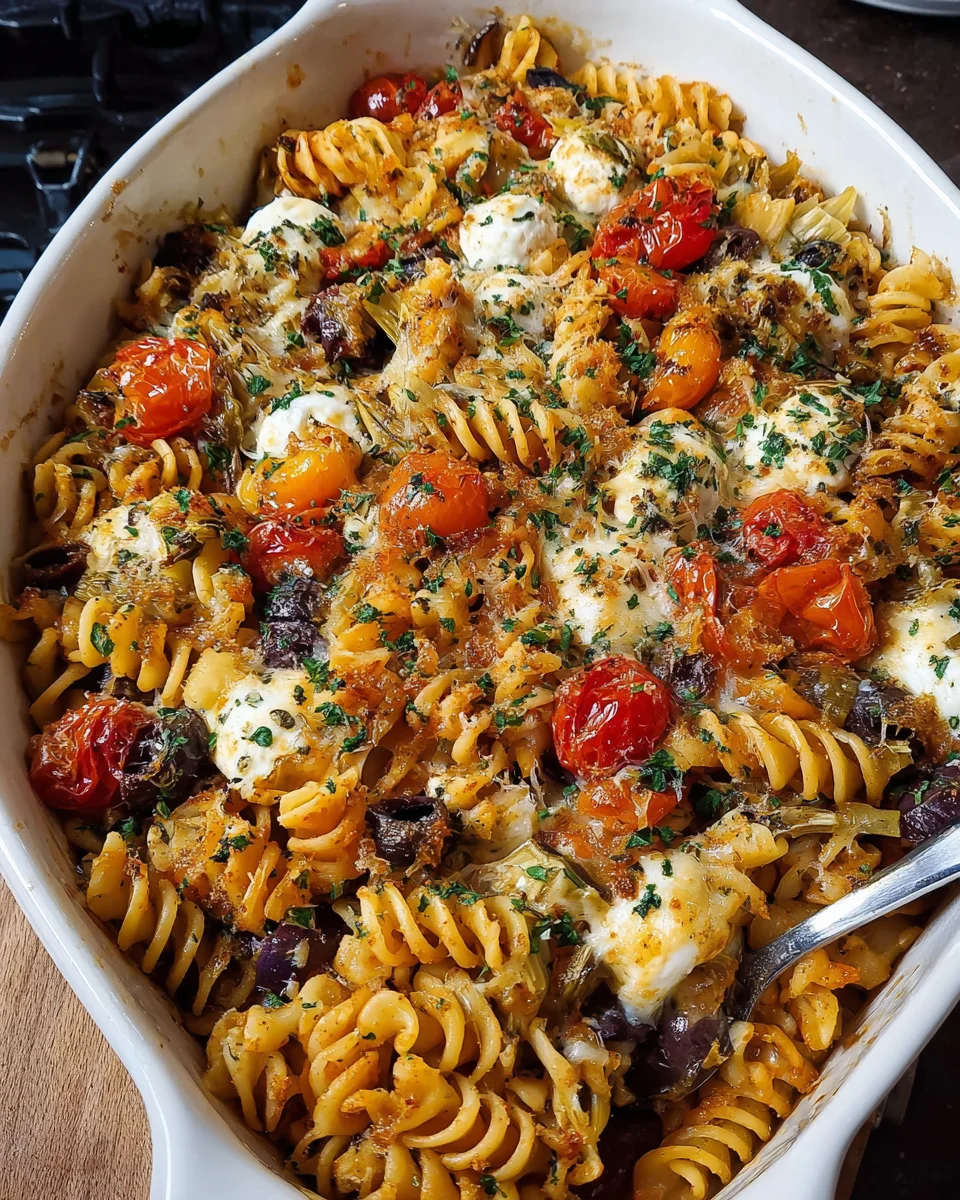 Baked Mediterranean Pasta