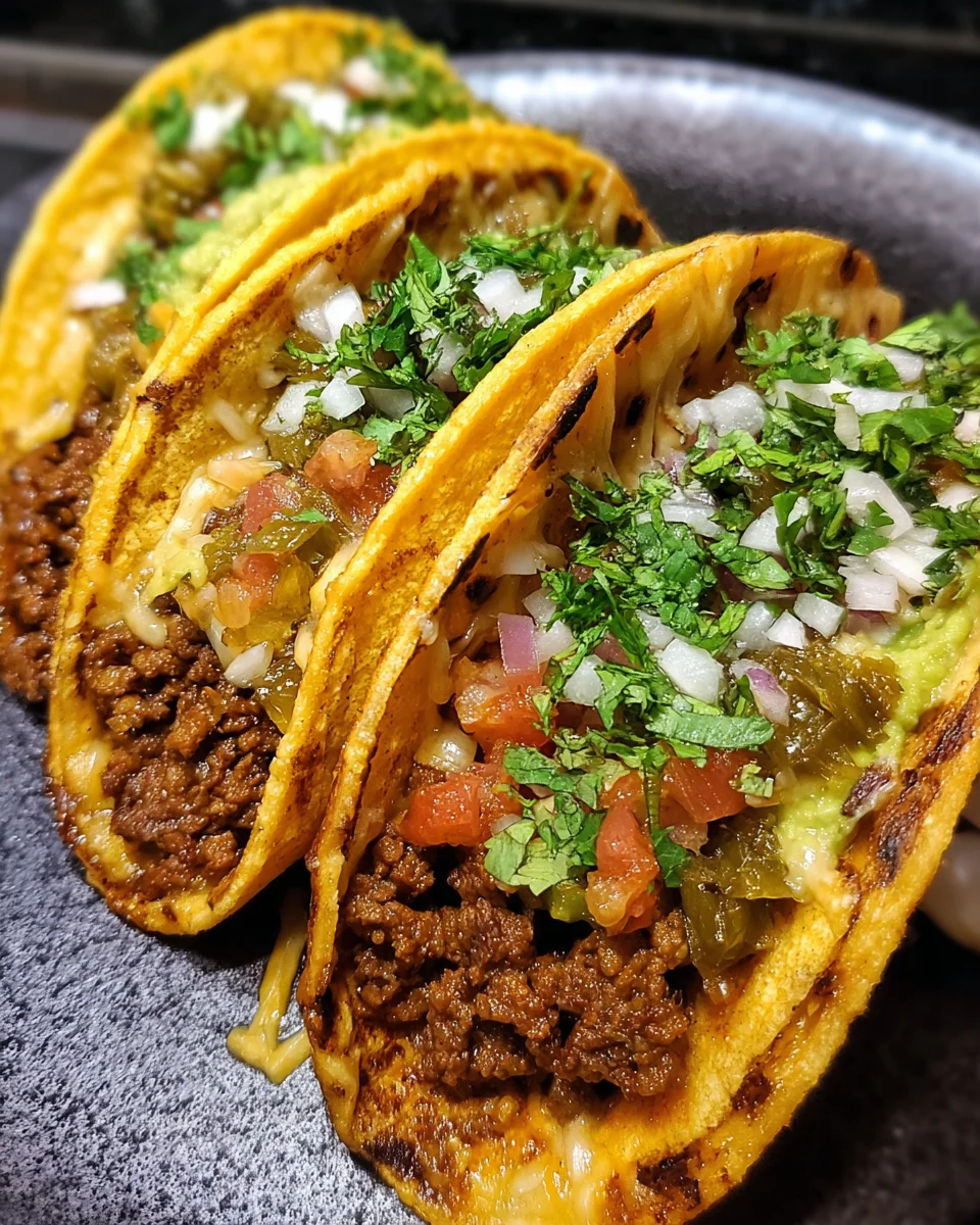 Beef Tacos Hatch Chilies