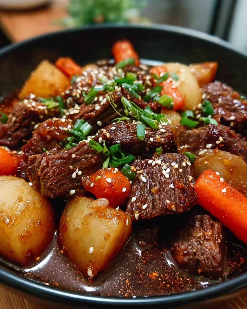Korean Style Pot Roast Beef