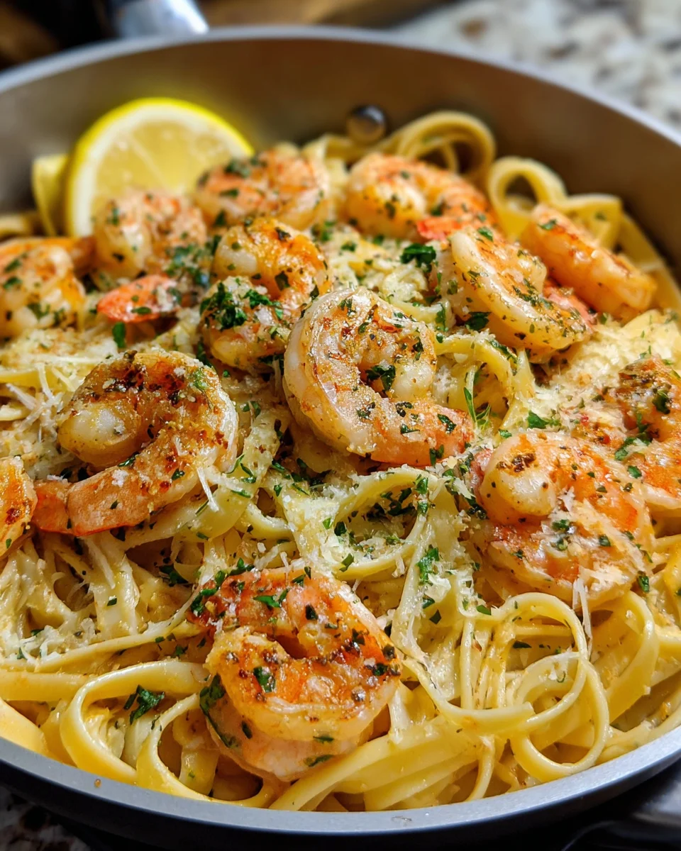Garlic Butter Shrimp Pasta