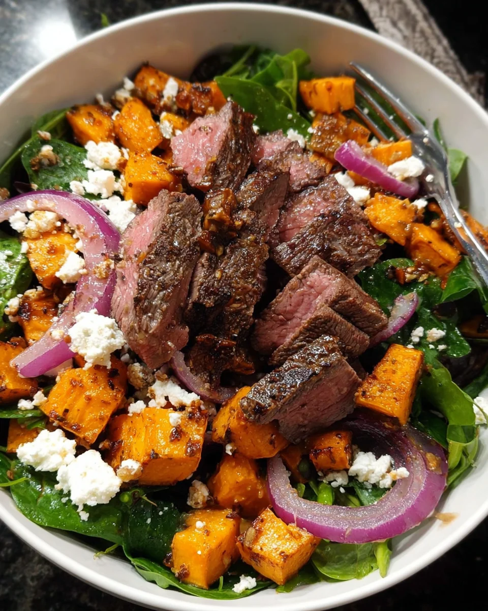 Steak & Sweet Potato Salad
