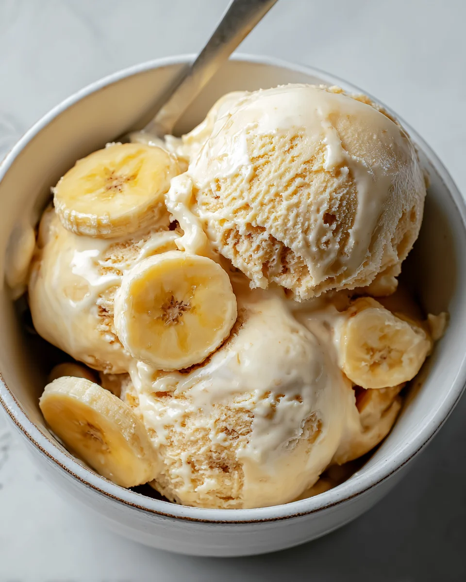 Banana Protein Ice Cream