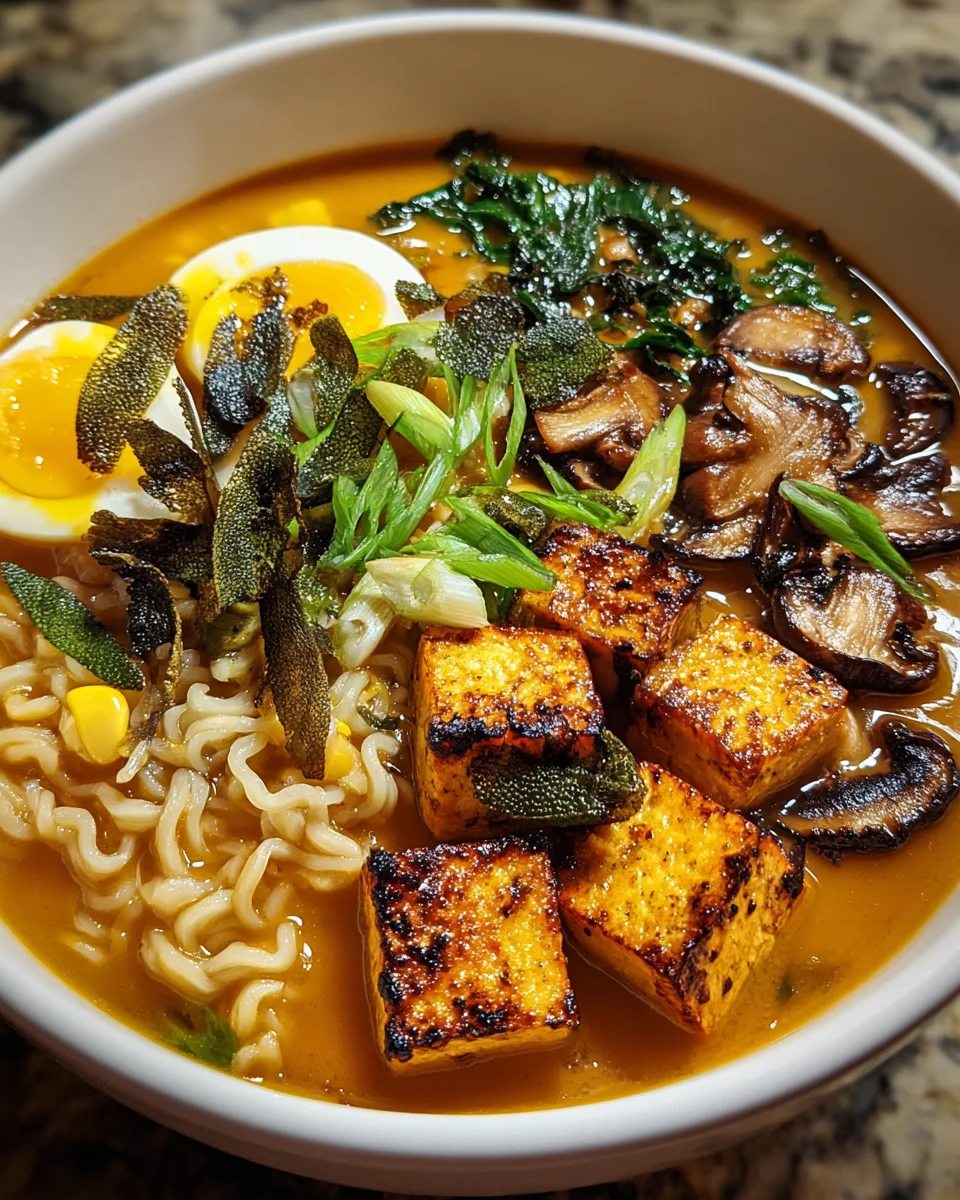 Pumpkin Miso Ramen Sage