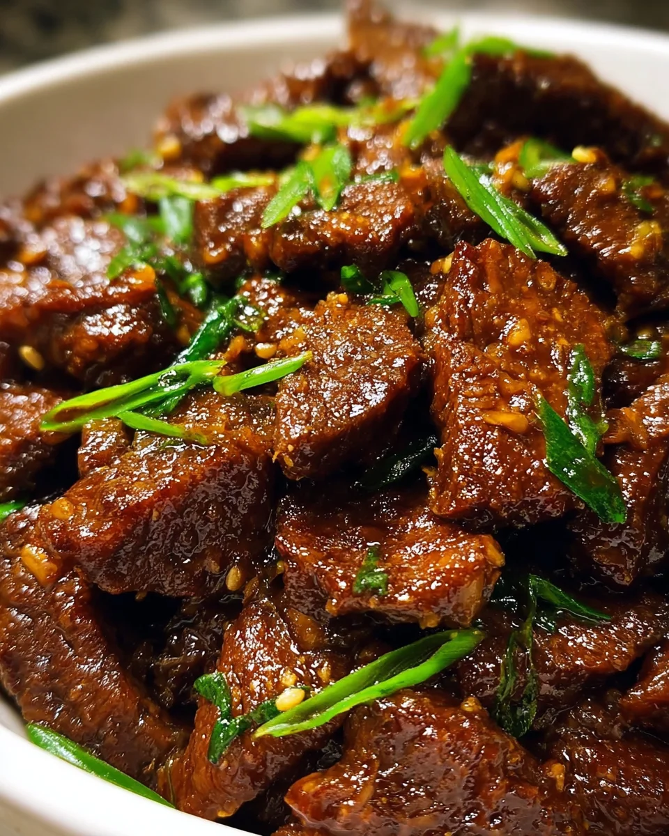 Slow Cooker Mongolian Beef