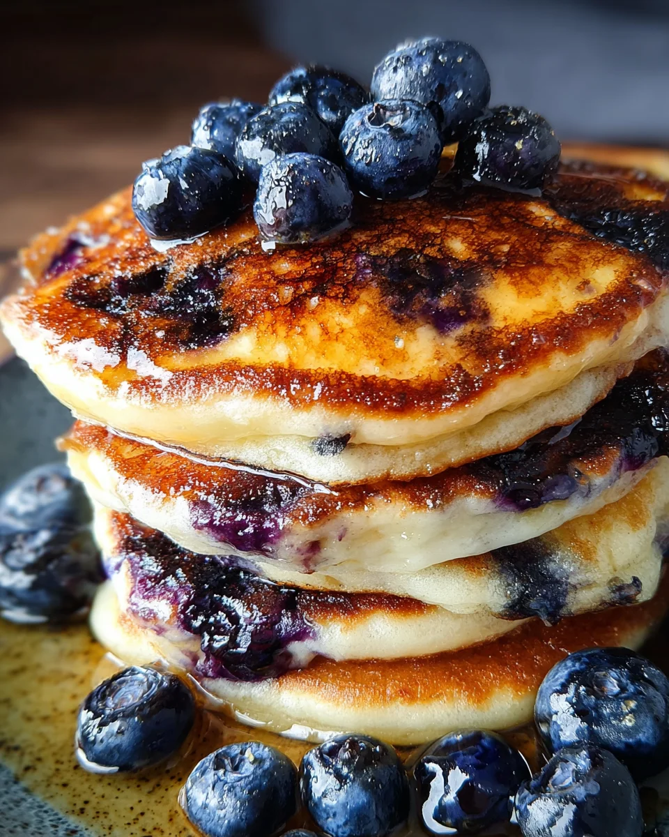 Fluffiest Blueberry Pancakes
