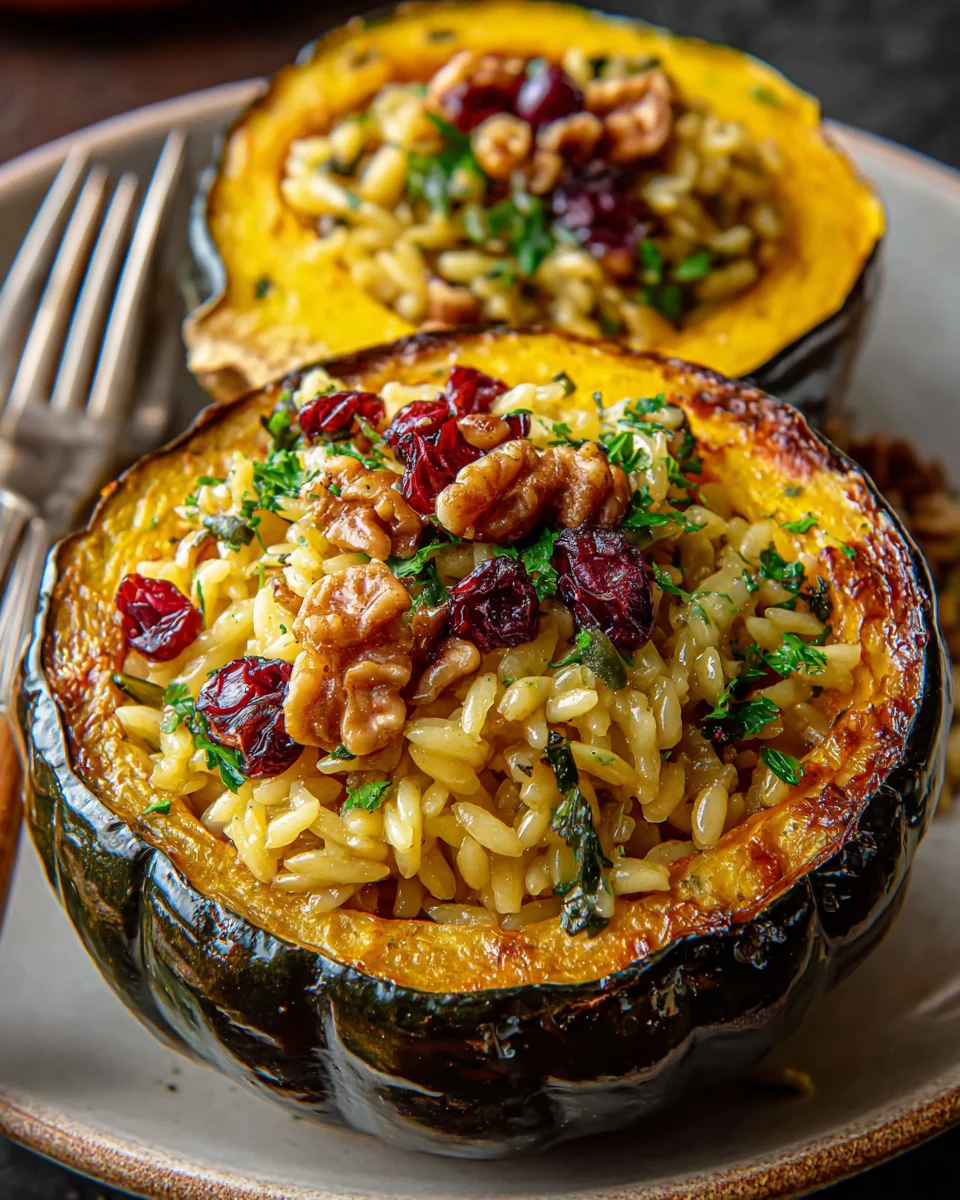 Chaos Cake Pumpkin Orzo Acorn