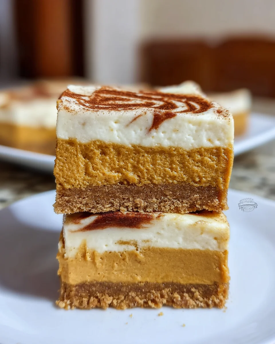 Creamy Pumpkin Cheesecake Bars