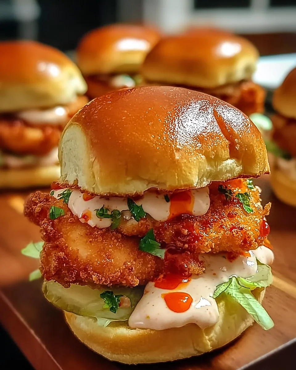 Chicken Bang Bang Sliders