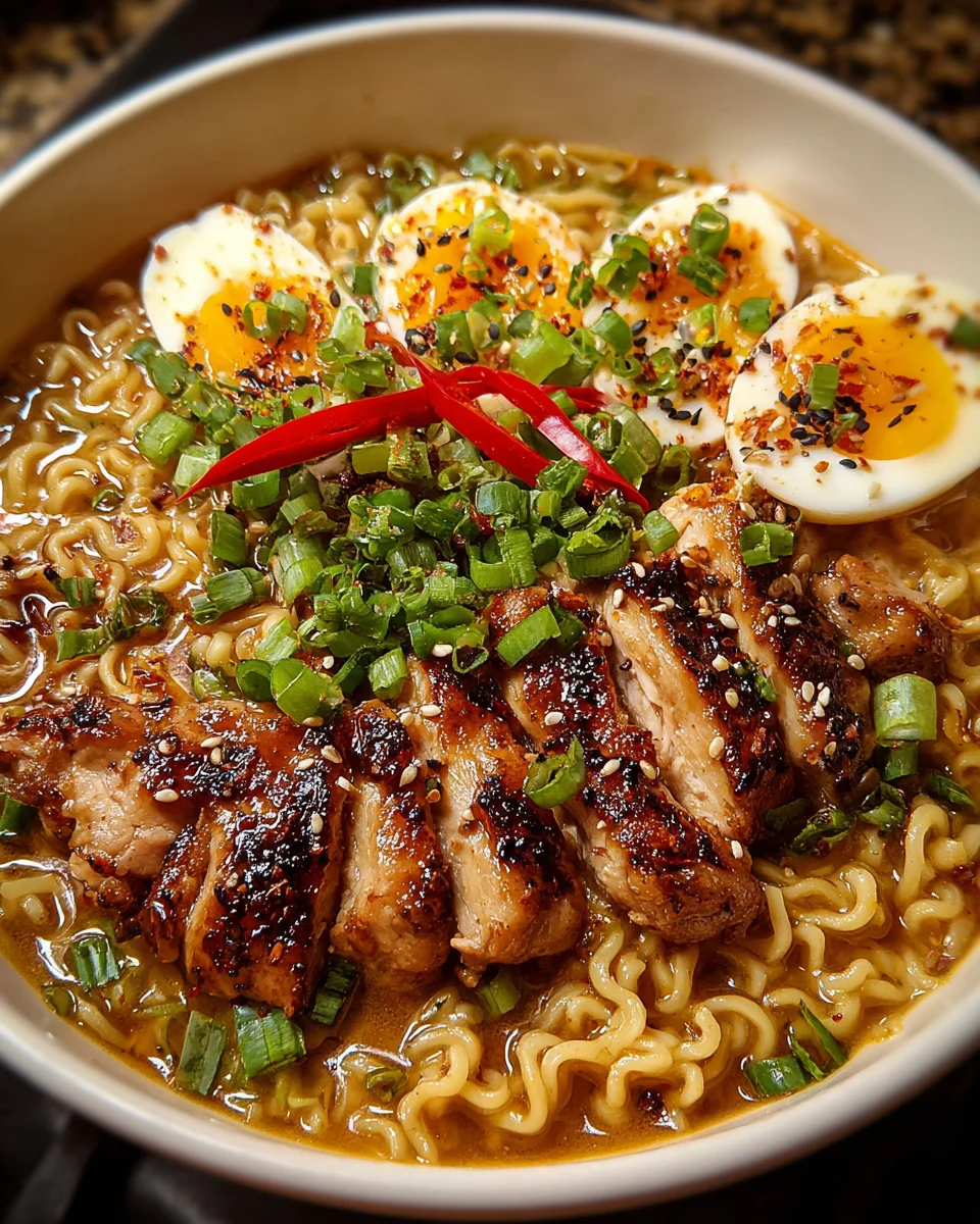 Fiery Chicken Ramen Garlic