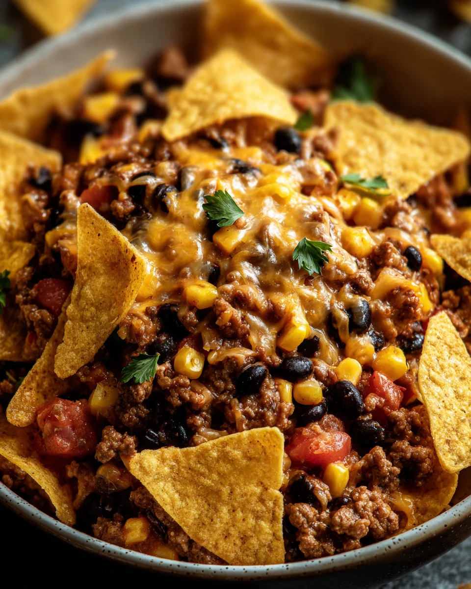 Crockpot Taco Casserole