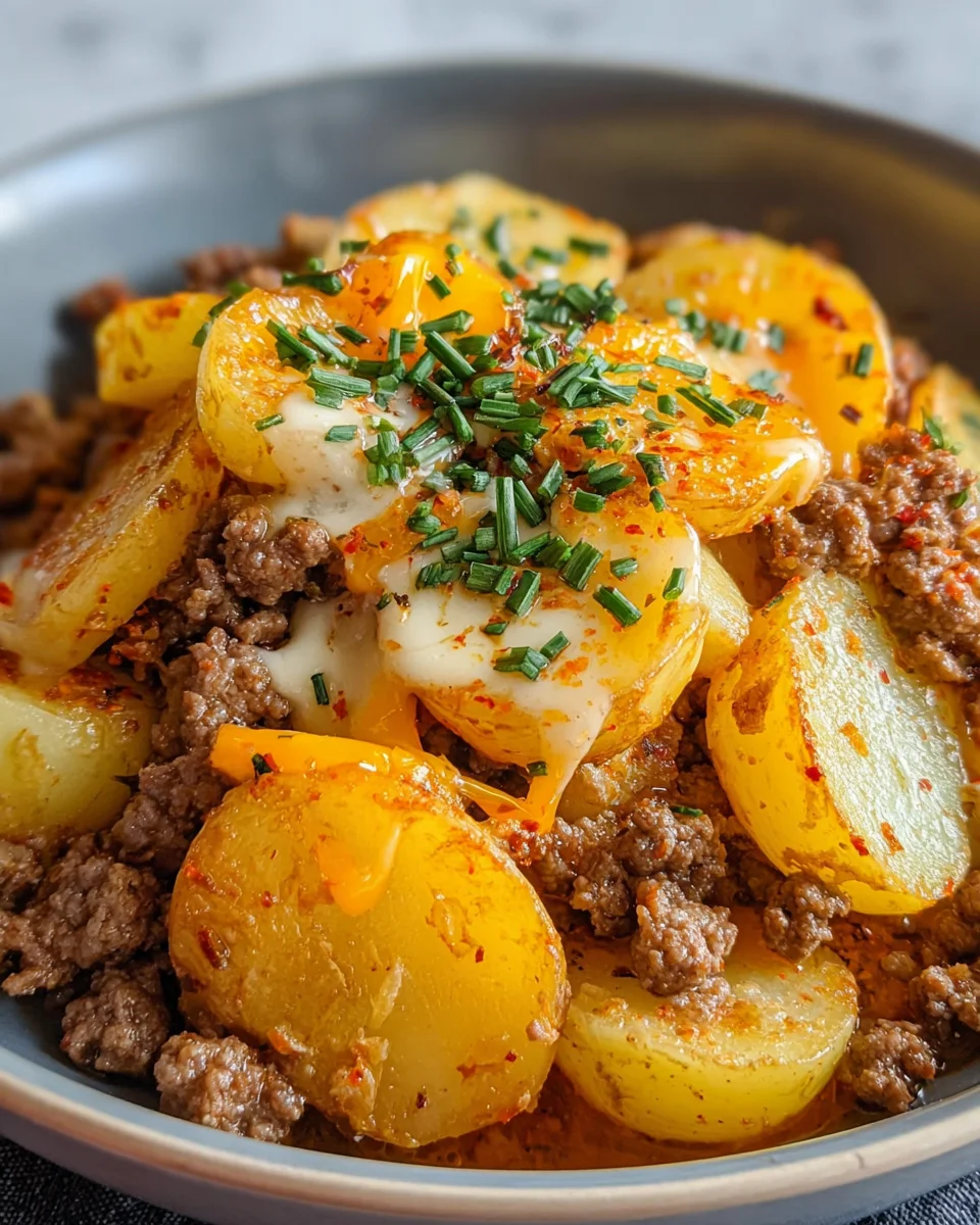 Crockpot Hamburger Potato Casserole