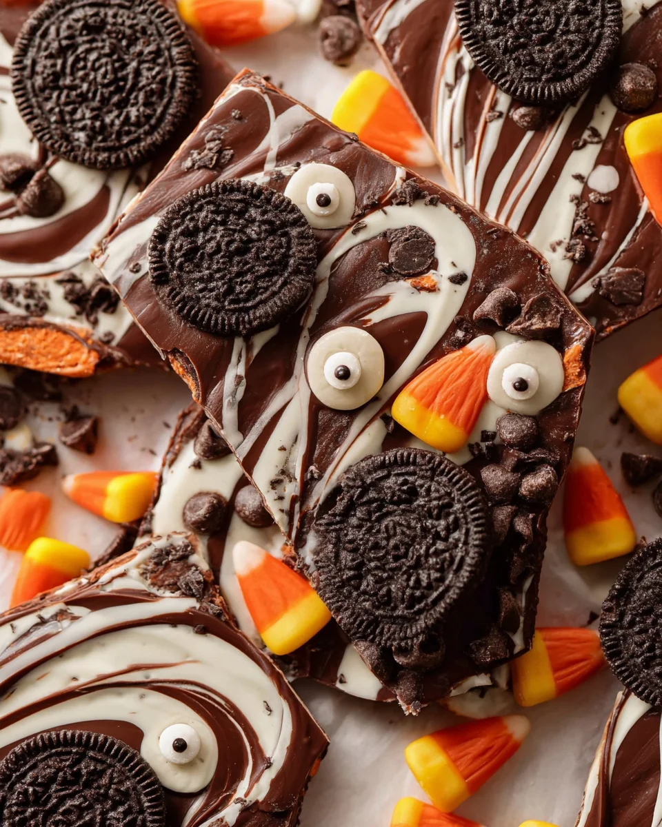 Halloween Chocolate Bark