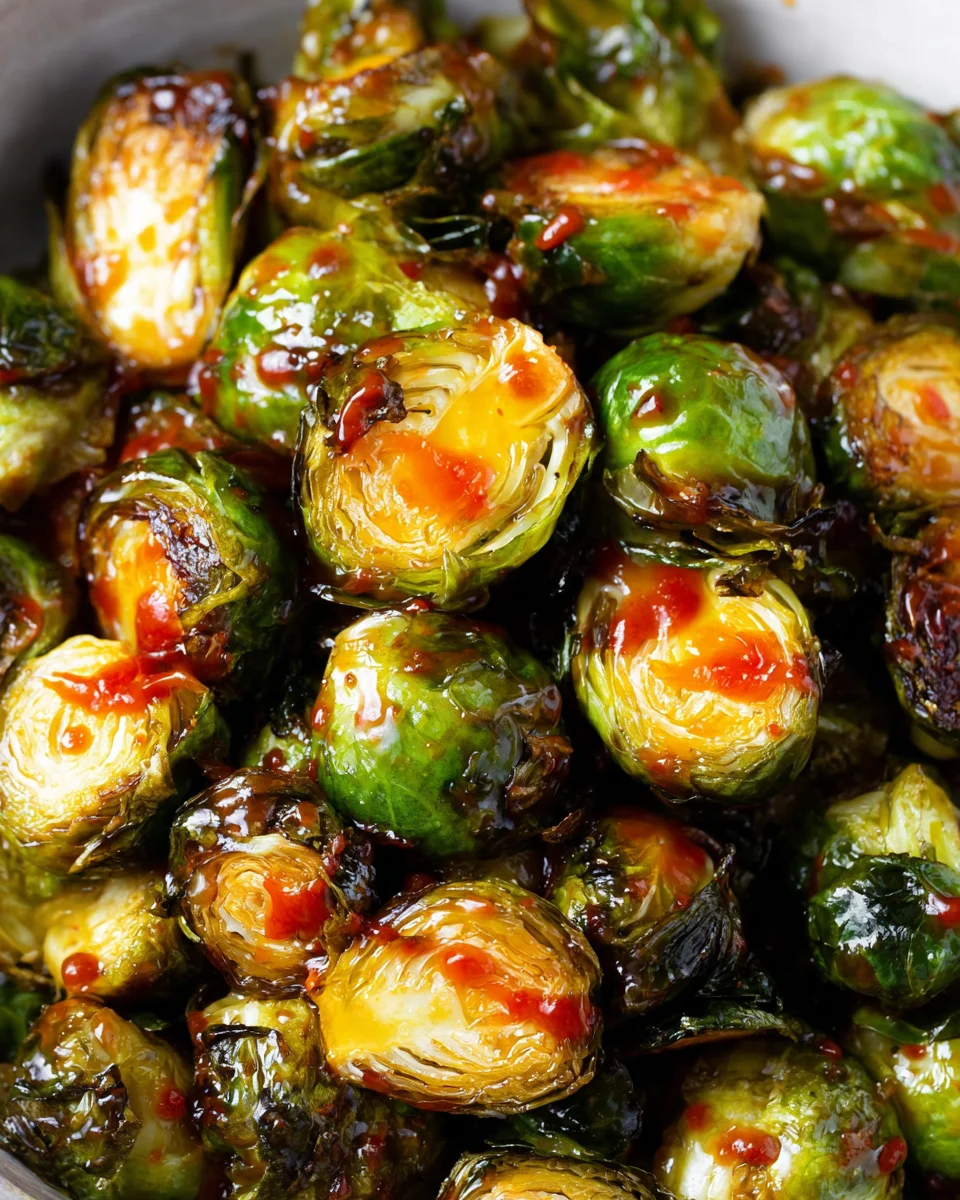 Honey Sriracha Brussel Sprouts