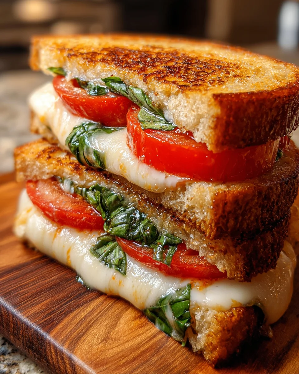 Caprese Grilled Cheese Sandwich