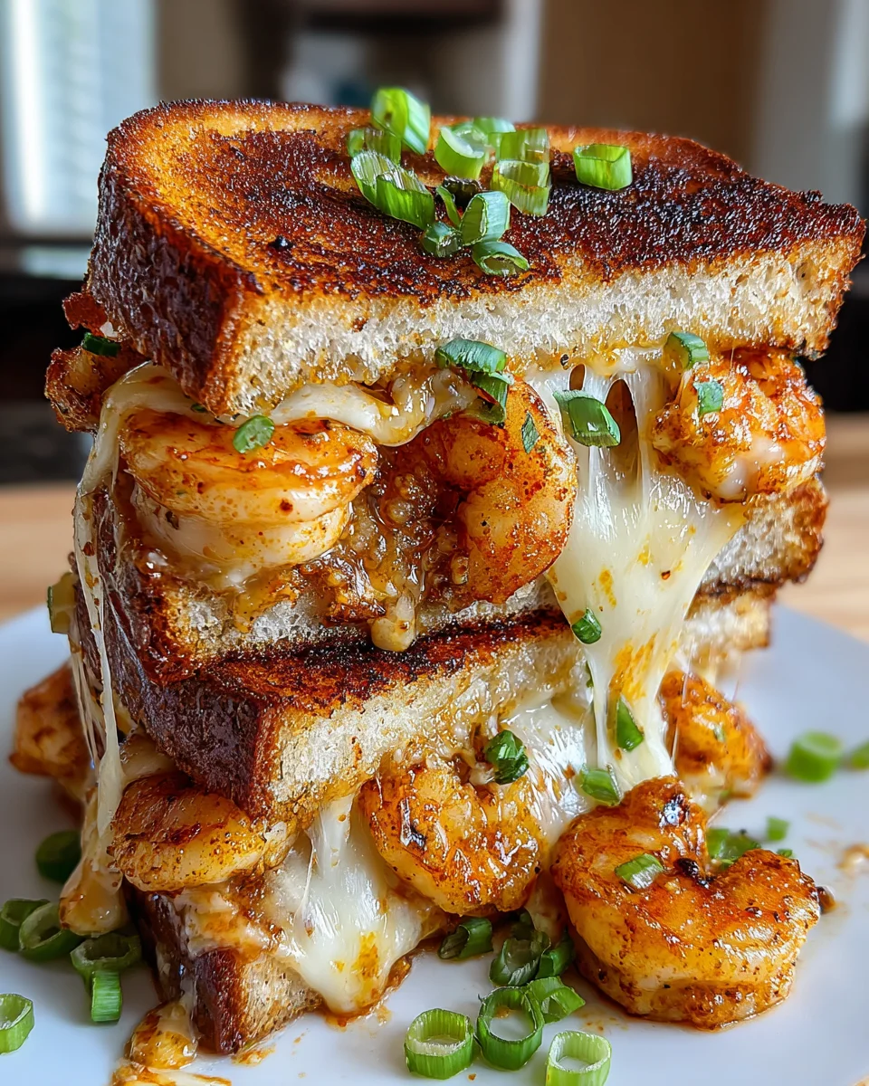 Cajun Shrimp Grilled Cheese
