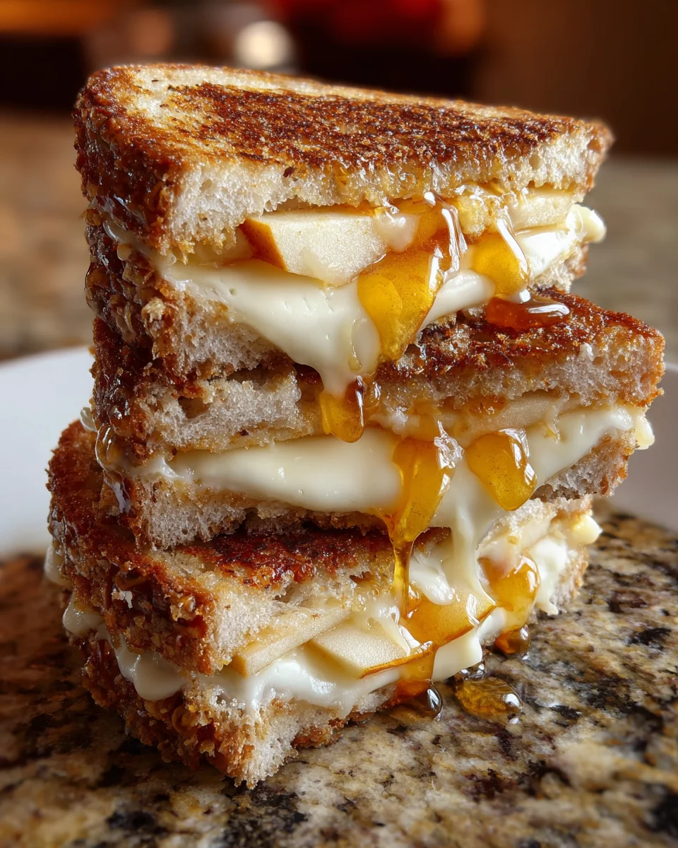 Smoked Gouda Apple Grilled Cheese
