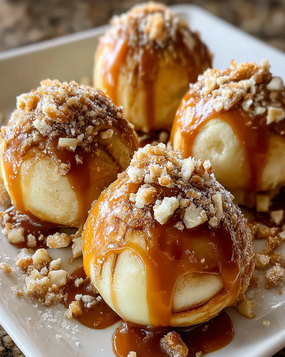 Apple Caramel Bombs Easy