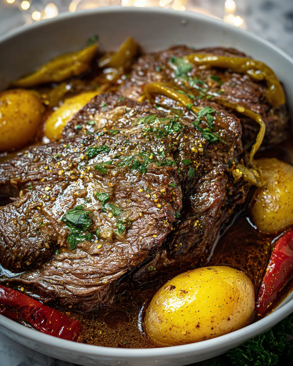 Crockpot Mississippi Pot Roast