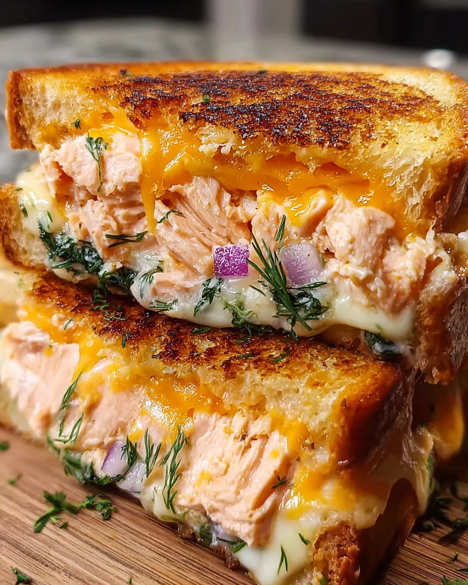 Salmon Grilled Cheese